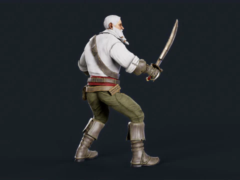 Pirate Giant 3D Model