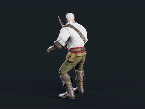 Pirate Giant 3D Model