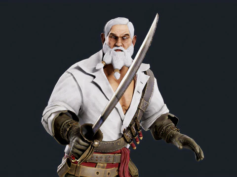 Pirate Giant 3D Model