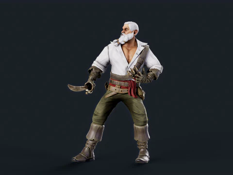 Pirate Giant 3D Model