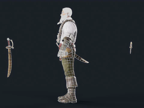 Pirate Giant 3D Model