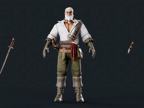 Pirate Giant 3D Model