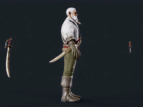 Pirate Giant 3D Model