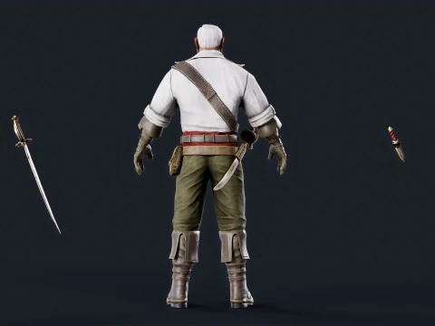 Pirate Giant 3D Model