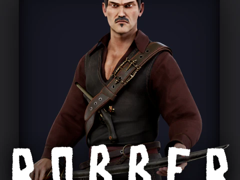 डाकू1 3D मॉडल