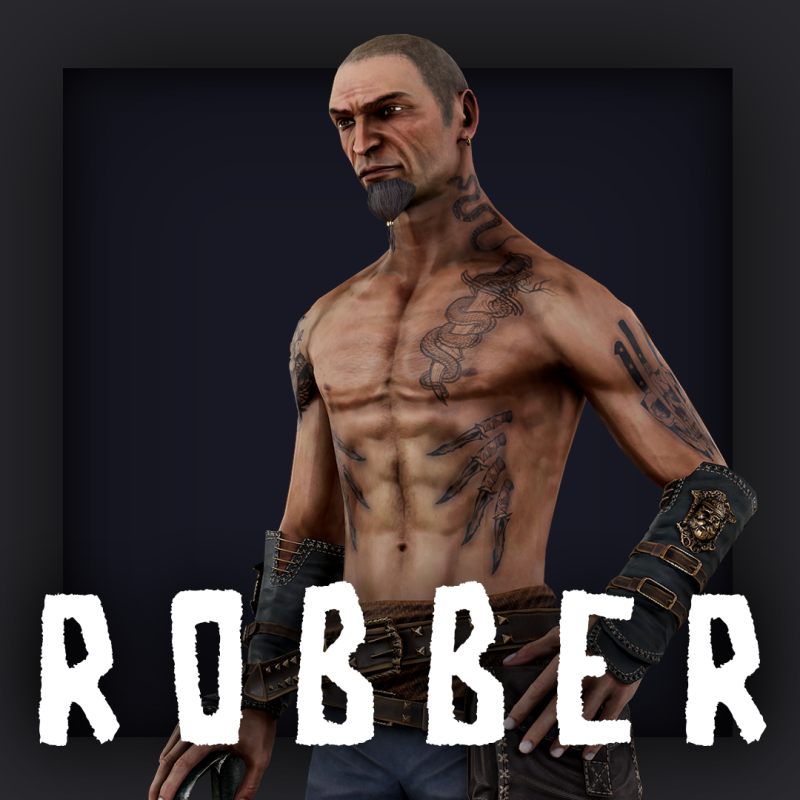 ROBBER2 Modelo 3D .c4d .max .obj .3ds .fbx .stl .blend 