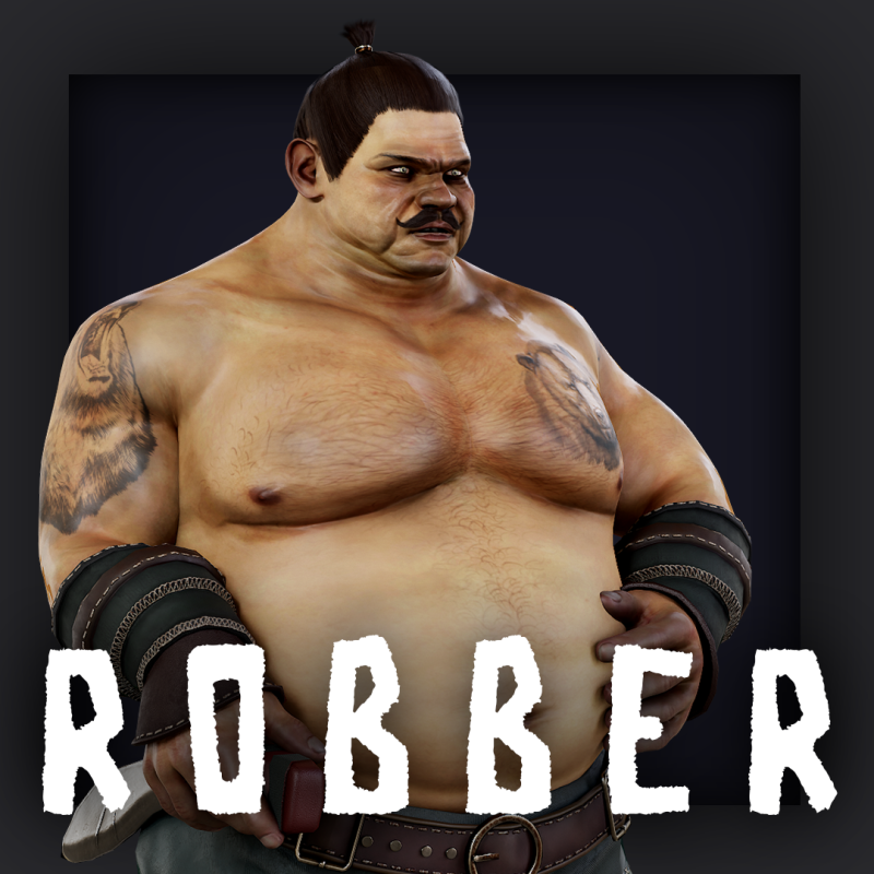 ROBBER 3 3D Model .c4d .max .obj .3ds .fbx .stl .blend 