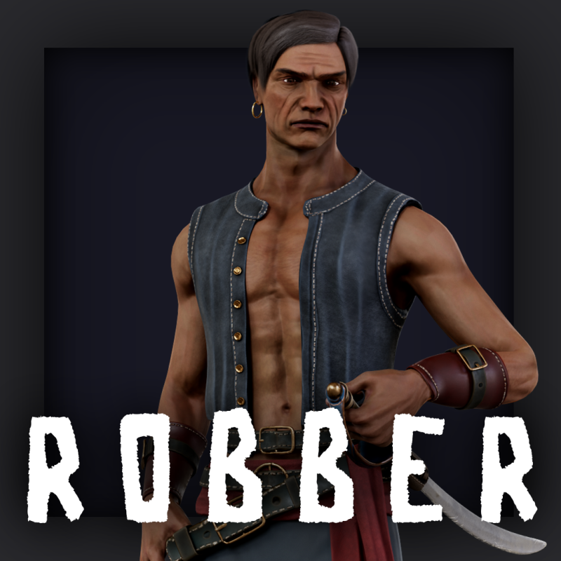 ROBBER4 3D Model .c4d .max .obj .3ds .fbx .stl .blend 
