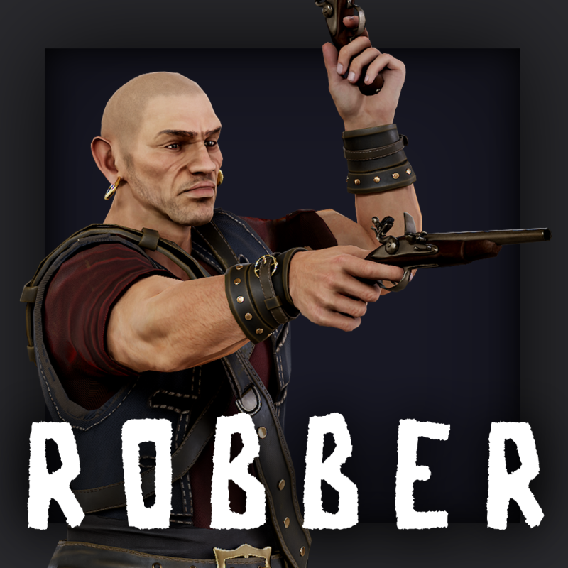 ROBBER5 3D Model .c4d .max .obj .3ds .fbx .stl .blend 