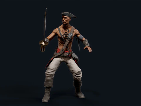 Pirate R 1 3D Model