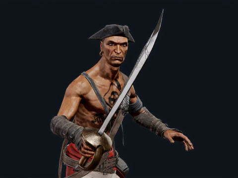 Pirate R 1 3D Model