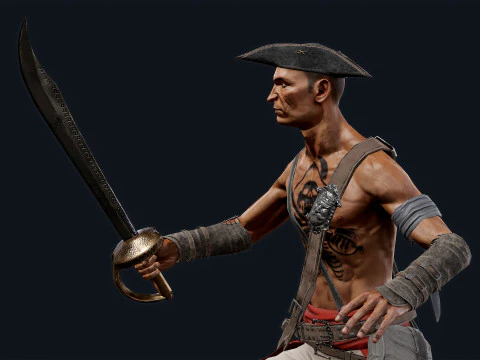Pirate R 1 3D Model