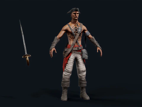 Pirate R 1 3D Model