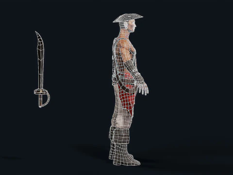 Pirate R 1 3D Model