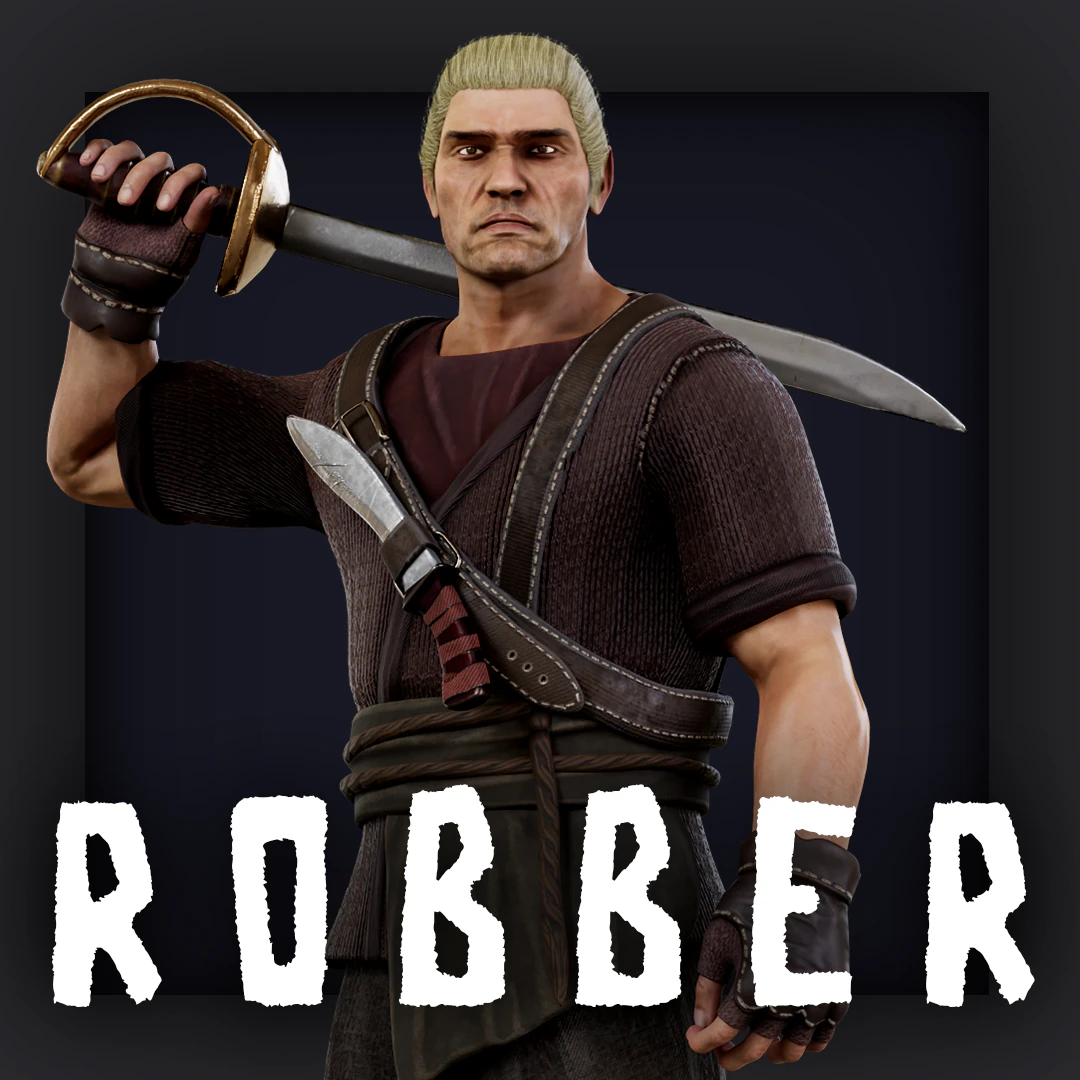 ROBBER7 3D Model .c4d .max .obj .3ds .fbx .stl .blend 