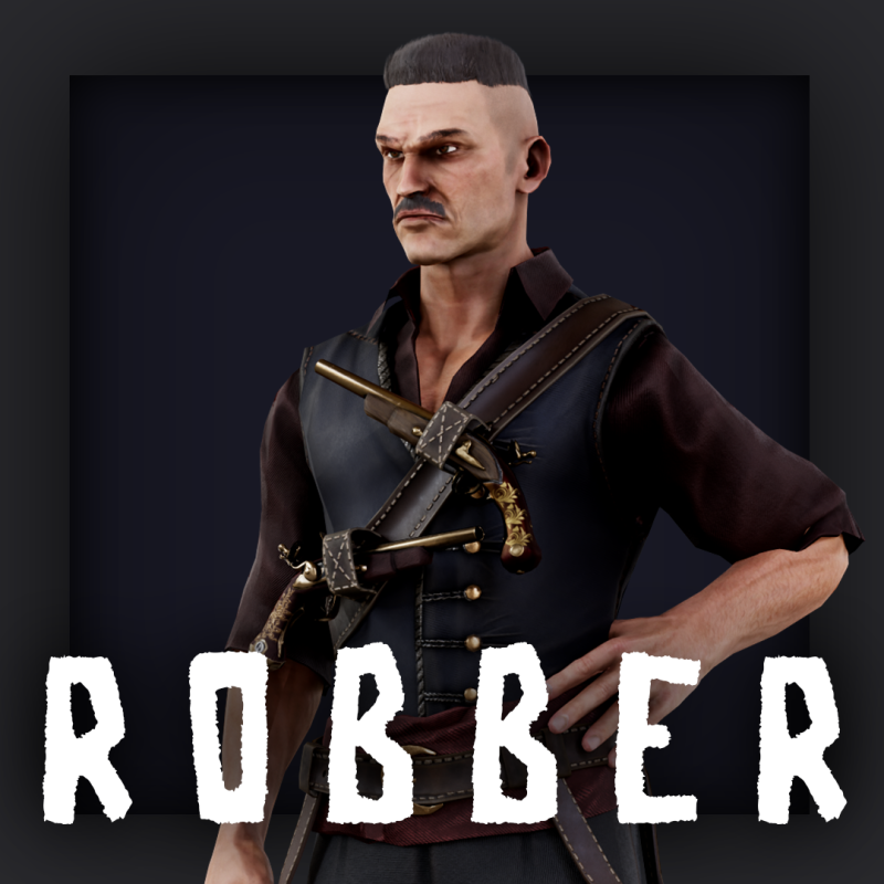 ROBBER8 3D Model .c4d .max .obj .3ds .fbx .stl .blend 