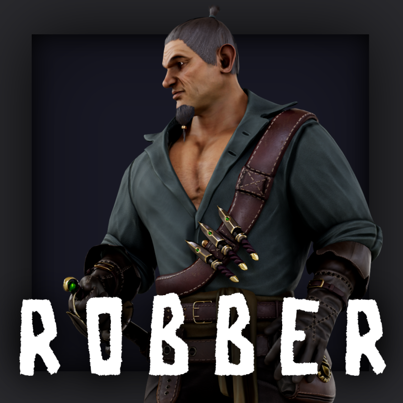 ROBBER9 Modelo 3D .c4d .max .obj .3ds .fbx .stl .blend 