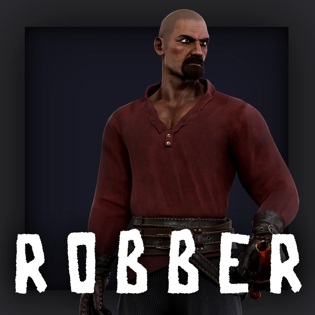 ROBBER 10 3D Model .c4d .max .obj .3ds .fbx .stl .blend 