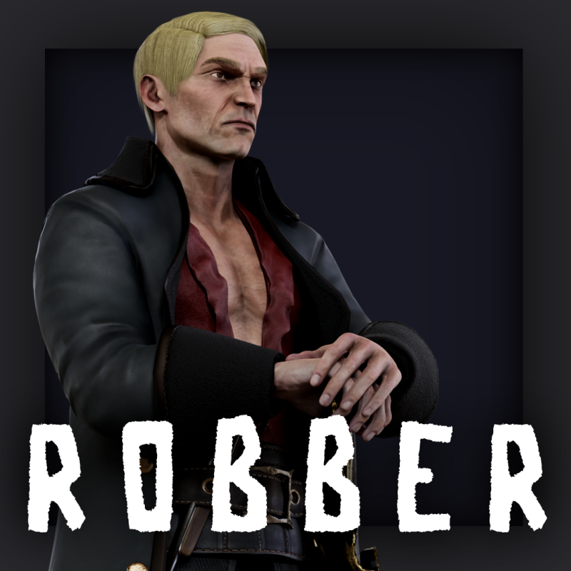 ROBBER12 Modello 3D .c4d .max .obj .3ds .fbx .stl .blend 