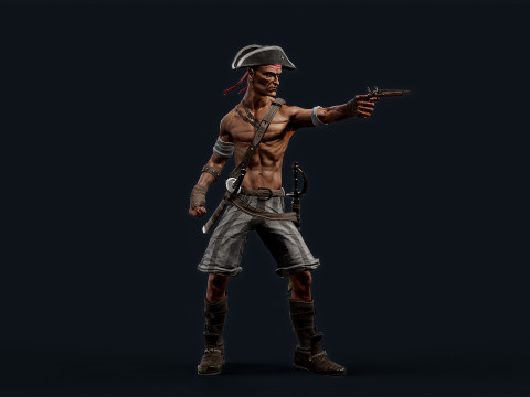 Pirate R2 3D Model