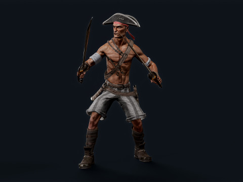 Pirate R2 3D Model
