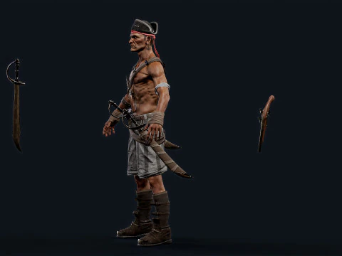 Pirate R2 3D Model