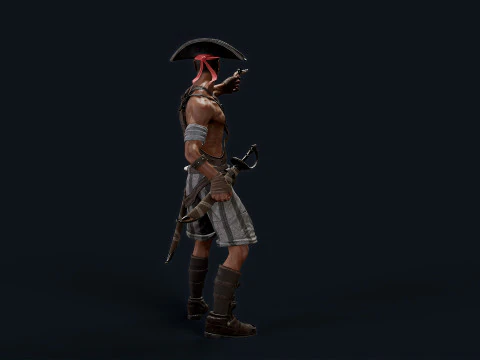 Pirate R2 3D Model