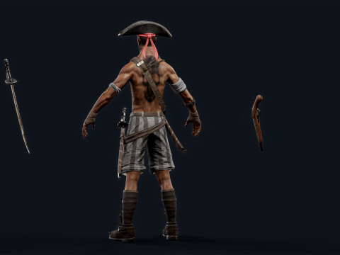 Pirate R2 3D Model