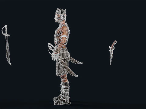 Pirate R2 3D Model