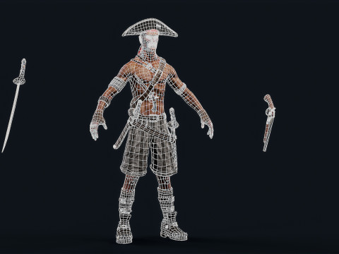 Pirate R2 3D Model