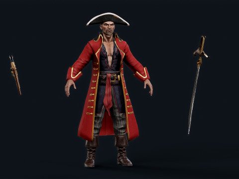Pirate R3 Modèle 3D