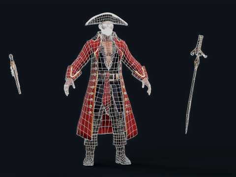Pirate R3 Modèle 3D