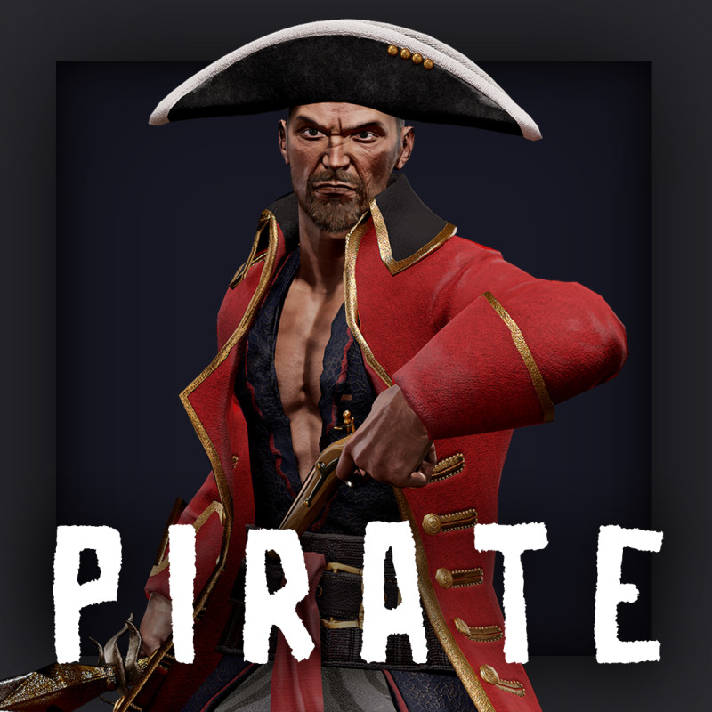 Pirate R3 Modèle 3D .c4d .max .obj .3ds .fbx .stl .blend 