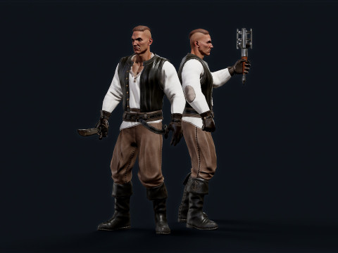 PIRATE R6 Model 3D