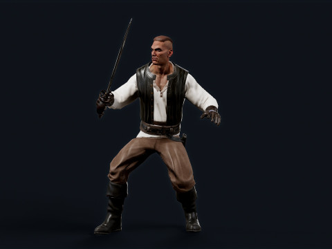 PIRATE R6 Model 3D