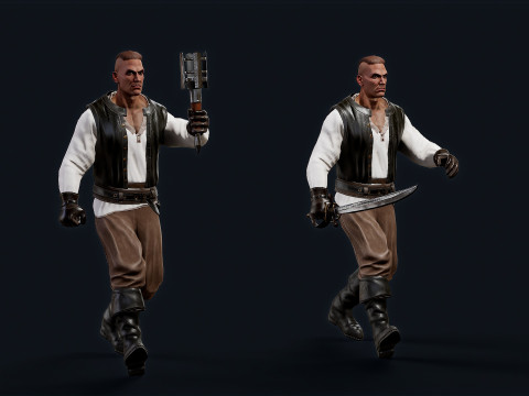 PIRATE R6 Model 3D