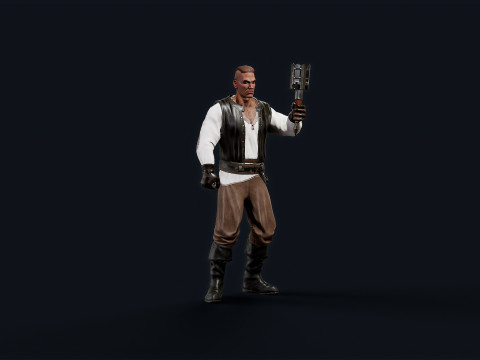 PIRATE R6 Model 3D