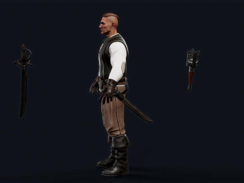 PIRATE R6 Model 3D