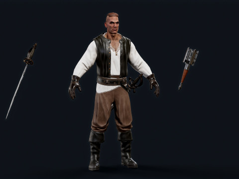 PIRATE R6 Model 3D