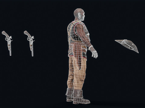 PIRATE R7 Modèle 3D