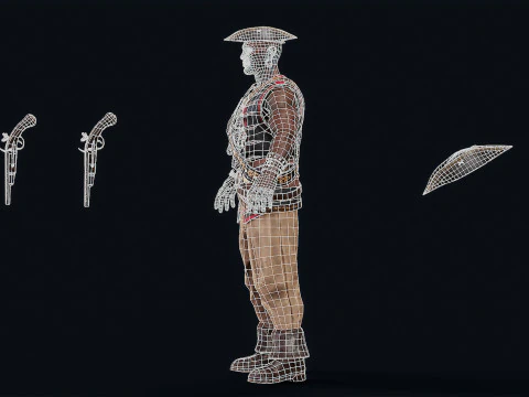 PIRATE R7 3D Model
