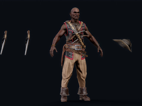 PIRATE R7 Modèle 3D