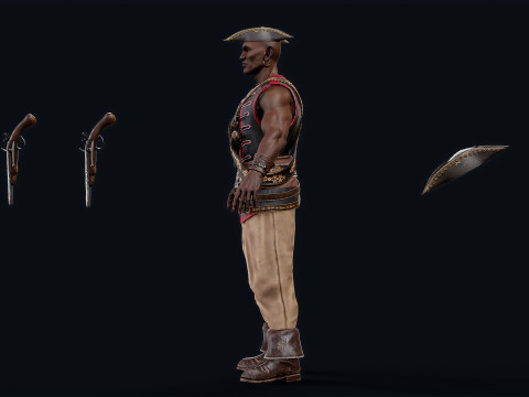 PIRATE R7 Modèle 3D