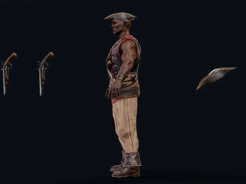 PIRATE R7 3D Model
