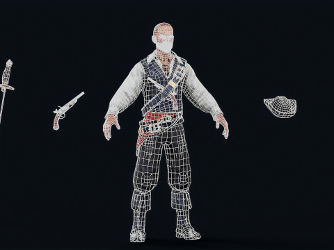 PIRATE R12 Modello 3D