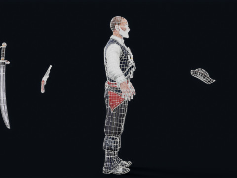 PIRATE R12 Modello 3D