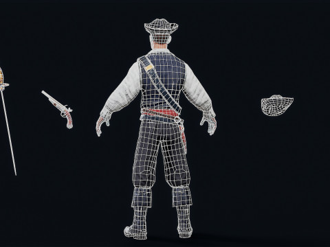 PIRATE R12 Modello 3D