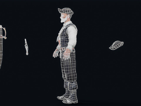 PIRATE R12 Modello 3D