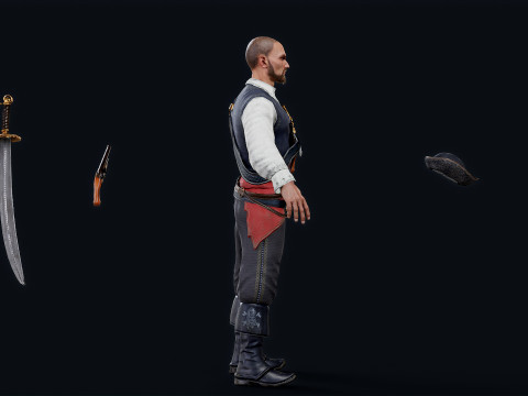 PIRATE R12 Modello 3D