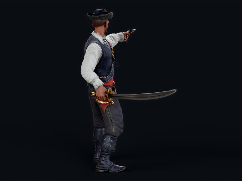 PIRATE R12 Modello 3D